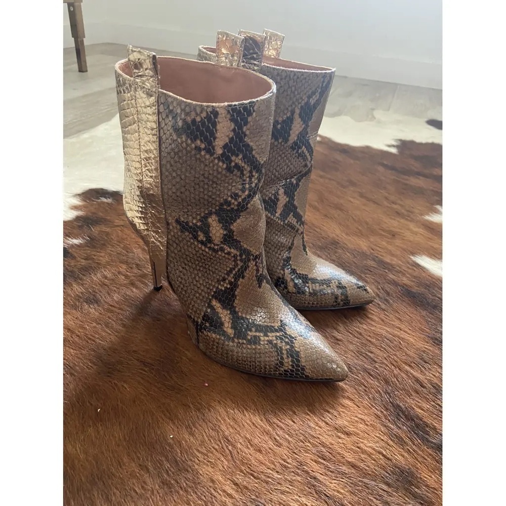 Paris Texas leather python boots - Picture 5 of 8